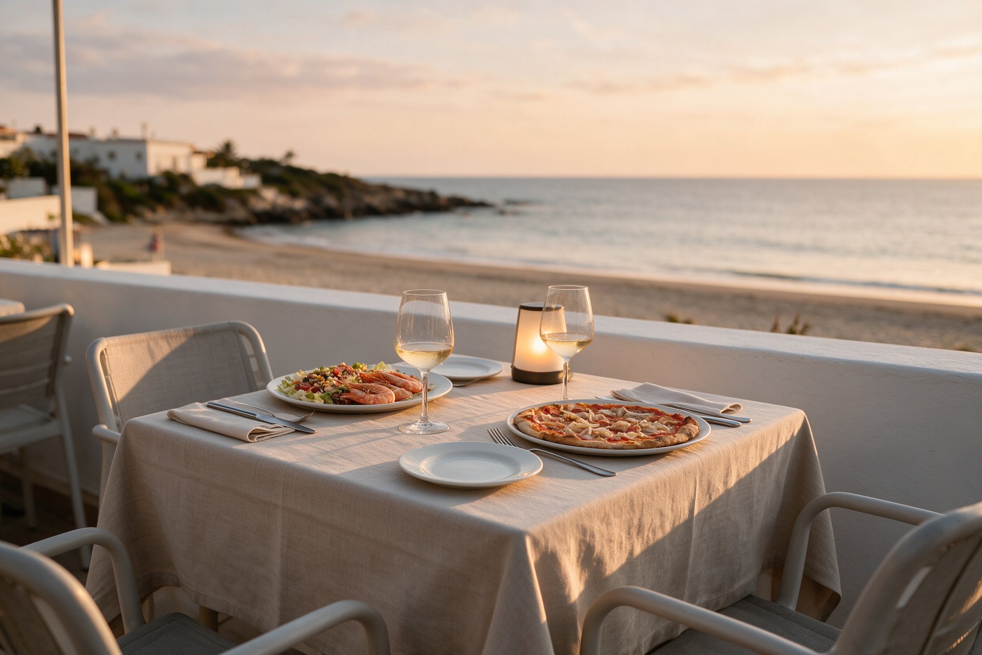 Ambiente de Il Faro Ristorante Pizzeria, ristorante italiano junto al mar en Torrox